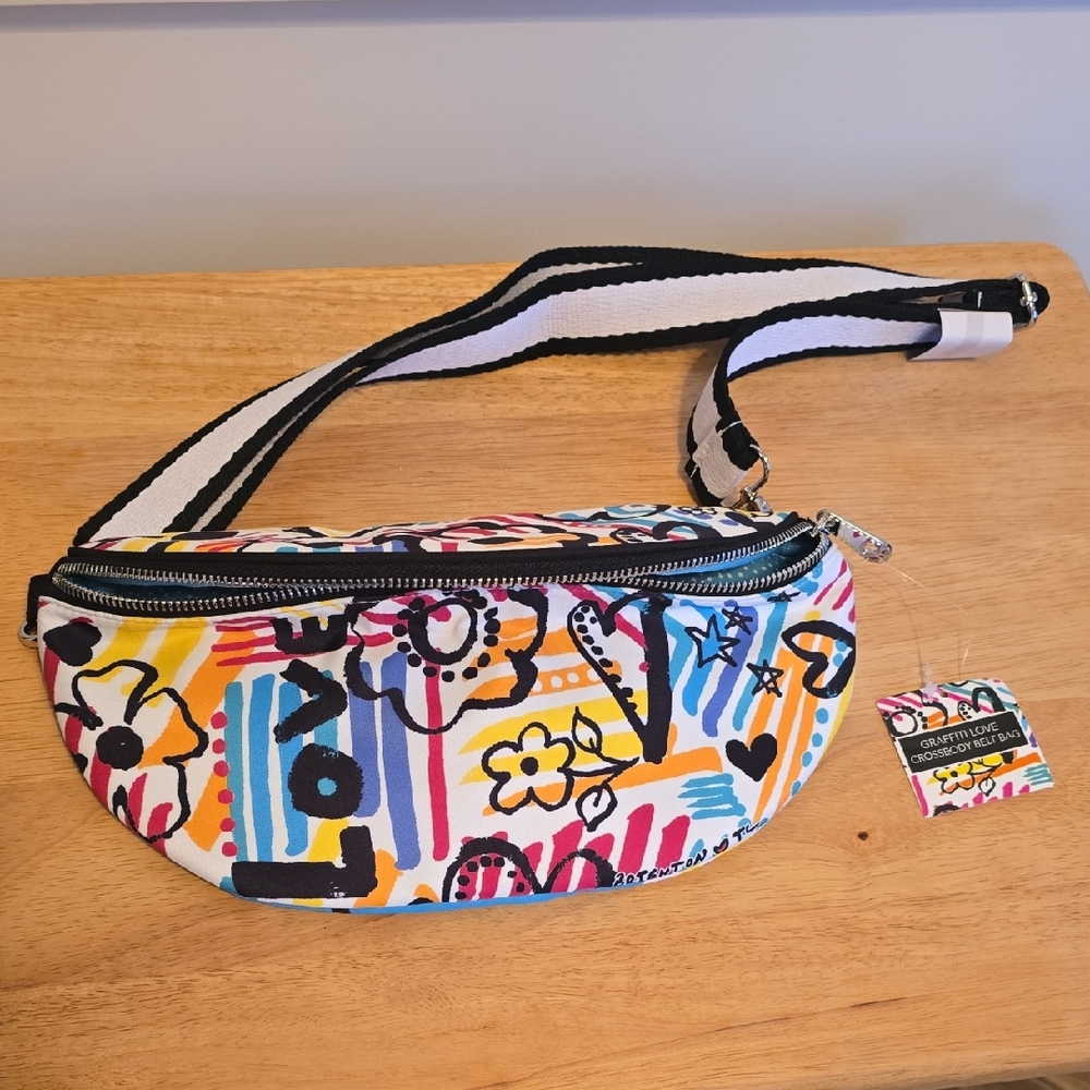 Brighton Multicolor Artistic Crossbody Bag